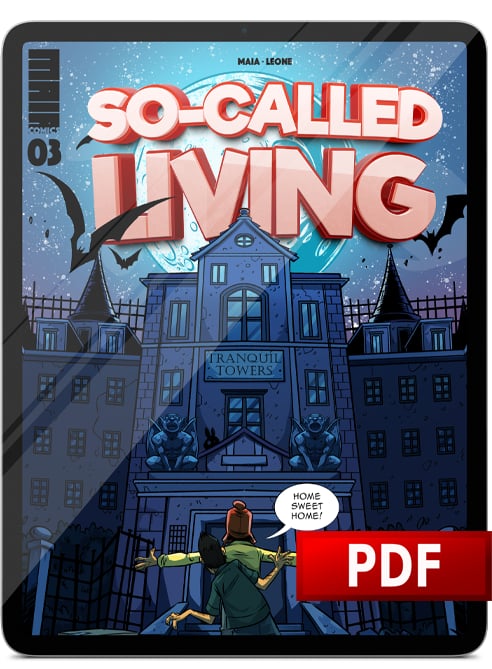 Book 3: So-Called Living Comic Series- E-Book Digital Download